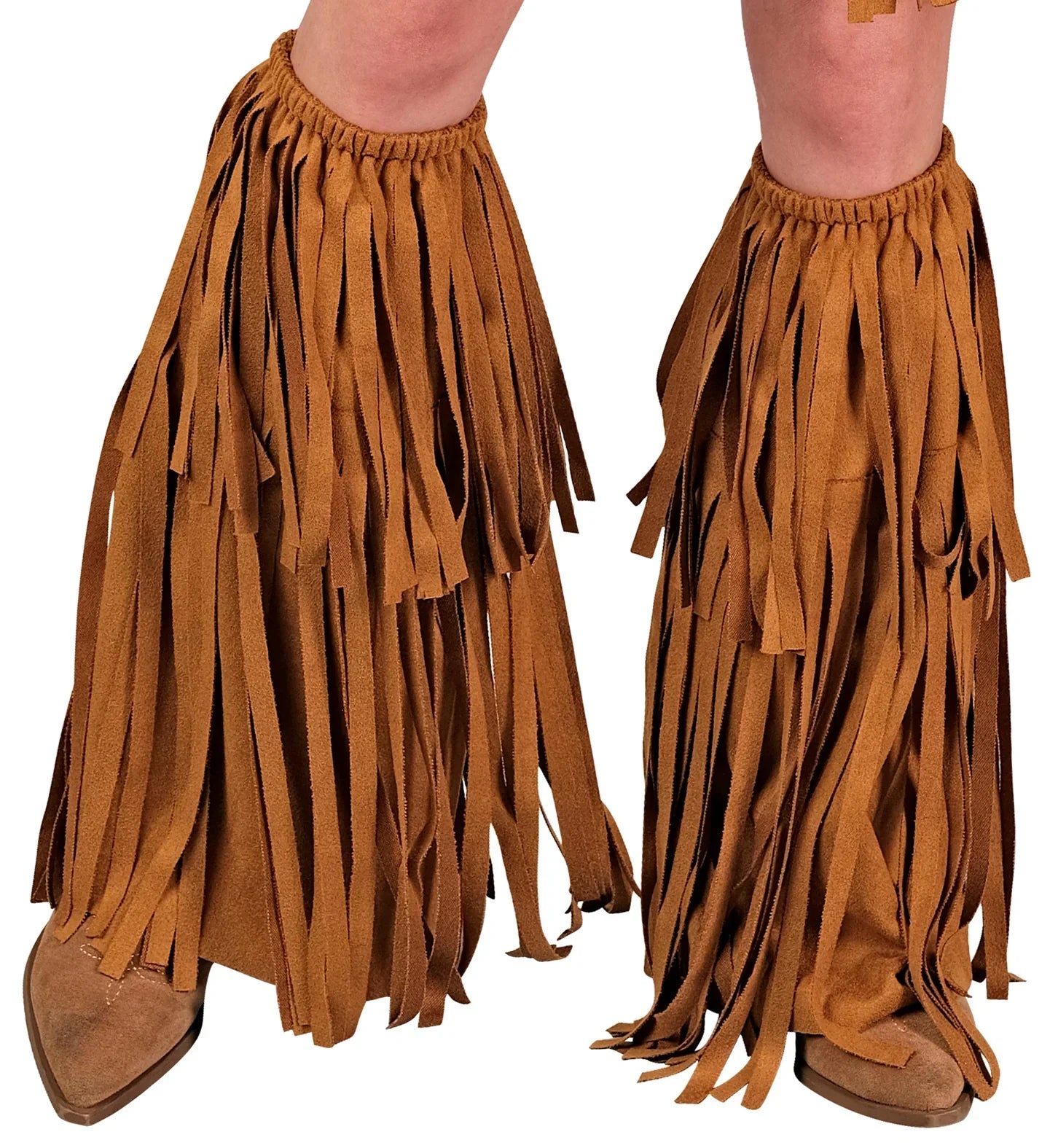 Cubrebotas Hippies Marrones con Flecos Cubrezapatos y Botas Widmann